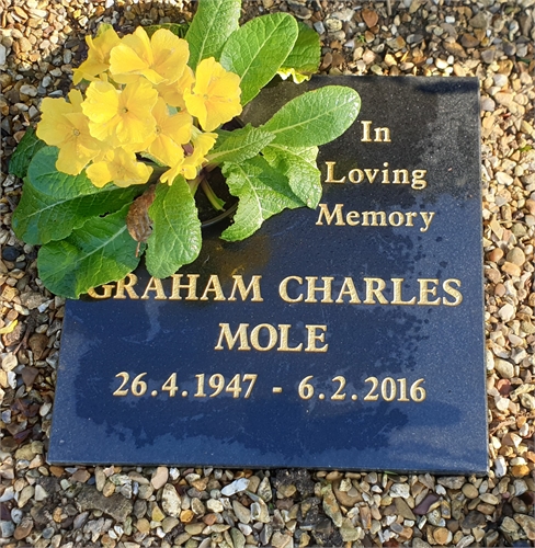 Photo of the grave of GRAHAM CHARLES MOLE