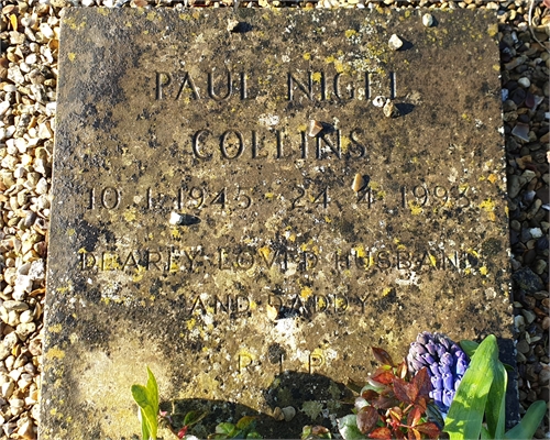 Photo of the grave of PAUL NIGEL COLLINS