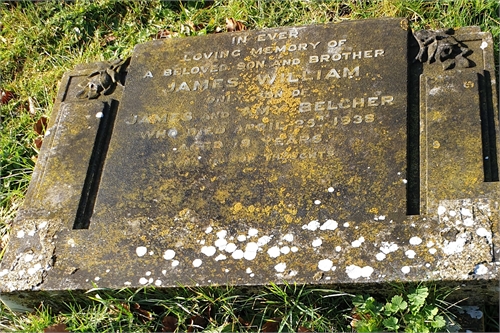 Photo of the grave of JAMES WILLIAM BELCHER