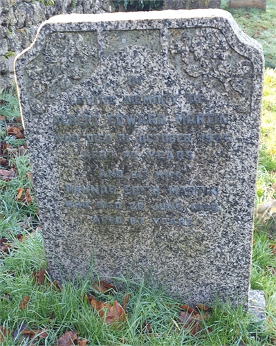 Photo of the grave of ALBERT EDWARD MARTIN