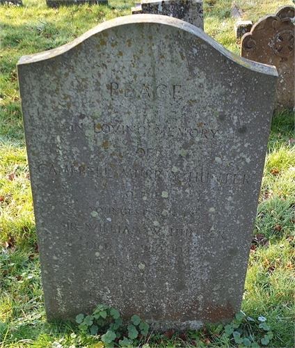 Photo of the grave of EDITH BLANCH RAYNOR HAMILTON HUNTER (née CAMPBELL)