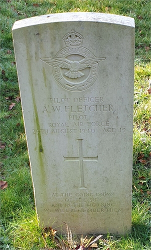 Photo of the grave of ALEXANDER WILLIAM FLETCHER