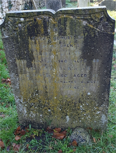 Photo of the grave of CLARA BROAD (née HITCHCOX)