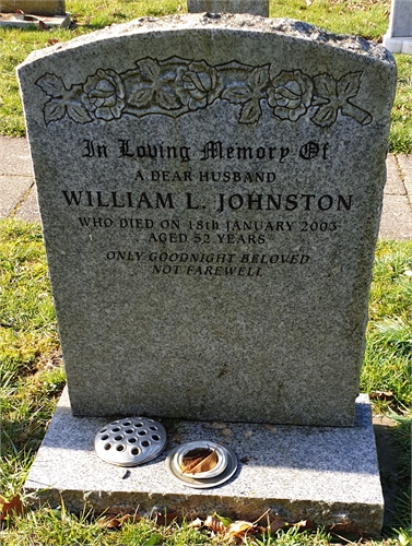 Photo of the grave of WILLIAM L. JOHNSTON