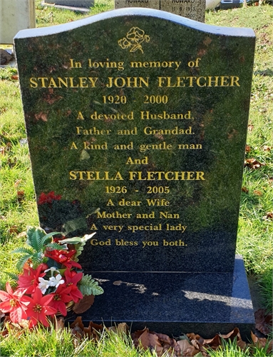 Photo of the grave of STELLA FLETCHER (née COULLING)