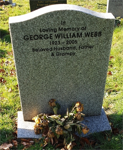 Photo of the grave of GEORGE WILLIAM WEBB