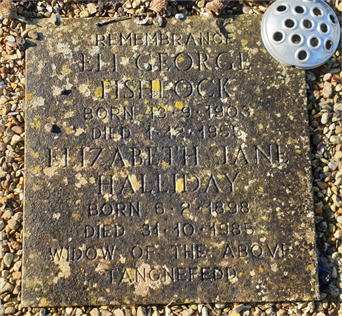 Photo of the grave of ELI GEORGE FISHLOCK